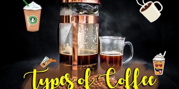 What are the different types of coffee you can order?