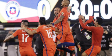 The only time when Chile defeated Argentina in official matches