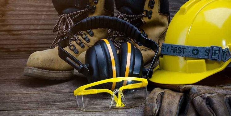 Safety equipment required for construction workers